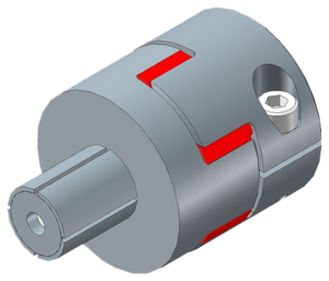 BCS Compact Clamping Hubs and Expanding Hub Elastomer Jaw Coupling 3 - 190 Nm