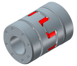 BKK Clamping Hub with External Taper Elastomer Jaw Coupling 7.5 - 310 Nm